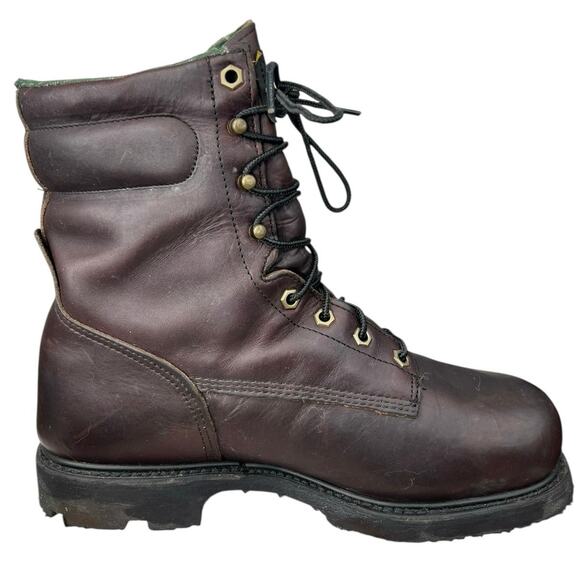 Thorogood Men’s American Heritage Steel Toe Brown Leather Work Boot Size US 8 D - Picture 4 of 11